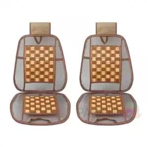 메쉬 대나무 차량시트 2p 차량용통풍시트 자동차쿨링시트 좌석시트 자동차내부튜닝 차시트커버