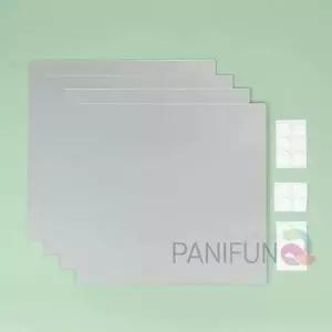 붙이는 아크릴거울 4p 40x40 벽부착거울 벽에붙이는거울 거울스티커 전면거울 화장실붙이는거울