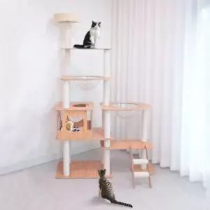 딩동펫 고양이 캣타워 스크래쳐 다묘 선물 추천 포코