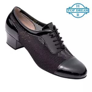 탑드림 남성 라틴댄스화 1001(검정크링크 망사) 연습화 라틴 라인 모던 사교 째즈 탱고 살사 방송
