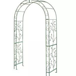 아치형 철제 장미 넝쿨지지대 울타리 대문 아치 식물
