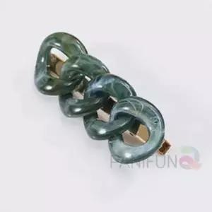 마블체인 앞머리집게핀 그린 옆머리핀 포인트집게핀 단발머리핀 꼬임집게핀 포인트핀