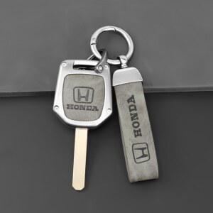 차키케이스 자동차 케이스 커버 홀더 혼다 어코드 CRV 파일럿 시민 2003 2007 2008 2009 2010 2011 2012 2013 체인 액세서리
