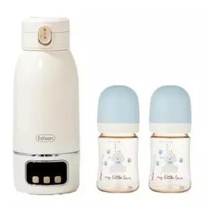 분유 무선 포트 보온병 젖병 150ml X 2개 세트