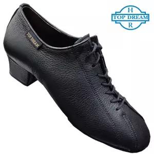 탑드림 남성 라틴댄스화 6620 (검정 양가죽) 연습화 라틴 라인 모던 사교 째즈 탱고 살사 방송