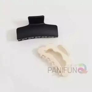 반묶음 집게핀 2p 블랙아이보리 집개핀 미니집게핀 올림머리집게핀 반머리집게핀 예쁜머리핀