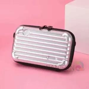 캐리어파우치 실버 멀티파우치 하드파우치 미니캐리어파우치 여자파우치 하드케이스파우치