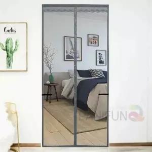 업 문모기장 그레이 현관자석모기장 현관문모기장 모기장문 현관방범방충망 문방충망