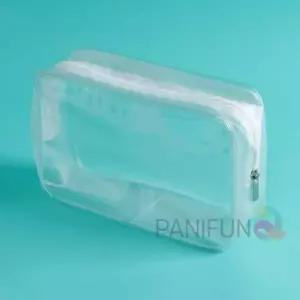 사각 투명파우치 20x15cm 여행용화장품파우치 트래블파우치 PVC파우치 메이크업파우치 수영장가방