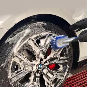 다용도 컴팩트 숏 핸들 타이어 휠브러쉬 셀프세차