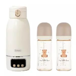 분유포트 온도 표기 보온병 젖병 250ml 세트