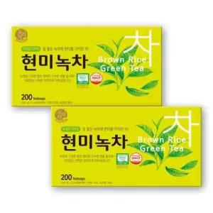 송원 우리차 티백 차 현미녹차 대용량 사무실 200T 2개
