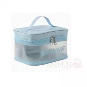 방수 파우치 블루 화장가방 운동용파우치 네일아트가방 화장케이스 출장메이크업