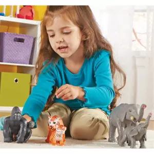 코끼리 호랑이 고릴라 인형 3세 장난감 상상력 아들방