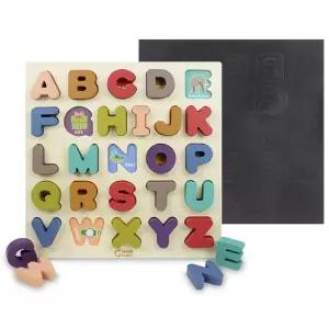 대문자 알파벳 퍼즐판 원목 자석 학습교구 마그네틱 선물