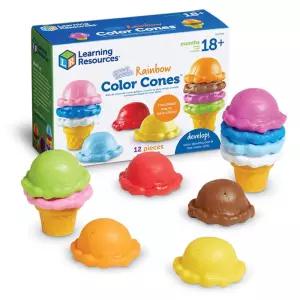 아이스크림 쌓기놀이 색깔인지 장난감 컵모양 블럭 유아