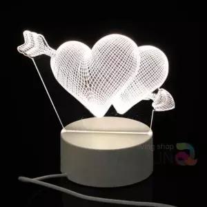 큐피드 3D 아크릴무드등 예쁜무드등 무드라이트 간접조명등 어린이무드등 수면유도등