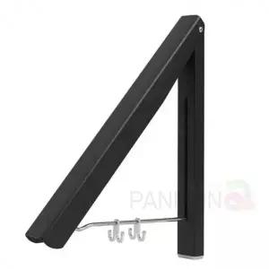 폴딩 벽걸이행거 싱글블랙 후크행거 벽고정후크 벽후크행거 벽후크 벽걸이후크