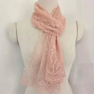 [애슬릿] 레이스 스카프 미니 쁘띠 봄 여성 장미 목 머플러