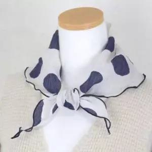 [애슬릿] 반다나 스카프 도트 삼각 면 미니 쁘띠 짧은 머플러