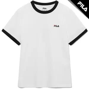 [매장판] 휠라 베이직 리니어 링거 반팔 FS262RS01F012_191 화이트_신