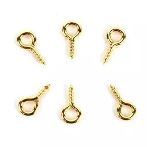 ( )키링 부자재 골드 9자핀 100개입 미니어처키링