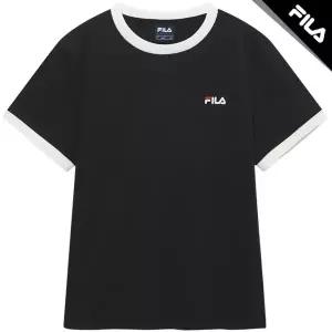 [매장판] 휠라 베이직 리니어 링거 반팔 FS262RS01F012_001 블랙_신