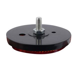 2pcs 원형 반사판 자동차 트럭 바이크 오토바이 야간 굴절 빛 부품 M6 6cm 빨간색 노란색 흰색 녹색 악세사