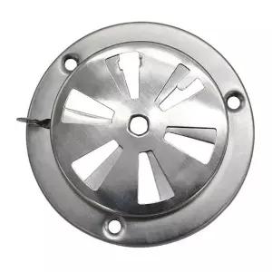 (색상 실버 1개)그릴 댐퍼 바베큐 캠핑 난로 DIY 혼합관 간택기 화로 공기 조절 가스 화구 부속