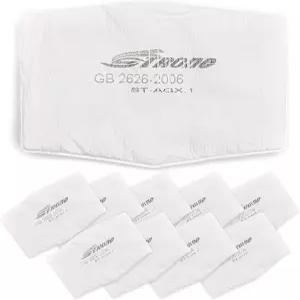 STAX 및 STAG 마스크용 PM2.5 교체 필터 정전기 섬유 트랩을 사용한 고효율 5층 구조 사람 머리카락보다