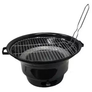 ( )손잡이 그릴 화로대 숯불 바베큐 캠핑 화로 검정원형 고기 불판 펜션