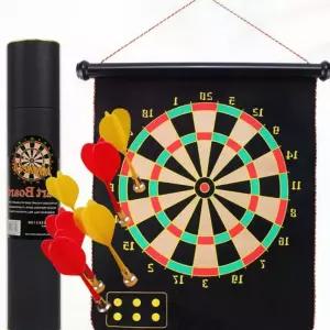 가정용 다트보드 자석식 접이형 거실 게임기 원통형 보관케이스