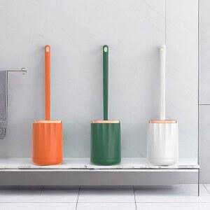 일회용변기솔세트 가정용 실리콘 화장실 브러시 세트 울트라 클린 화장실 브러쉬 WC 다기능 죽은 코너 없음 가정용 욕실 액세서리