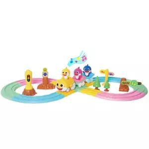 조카선물용 레일만들기 멜로디 아기상어기차 남아 신나는놀이