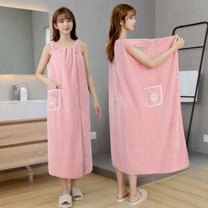 특대형비치타올 바디 산호 벨벳 목욕 타월을위한 대형 목욕 타월 패션 레이디 웨어러블 빠른 건조 비치 스파 목욕 가운 목욕 스커트