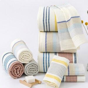 특대형비치타올 100 순면 와플 목욕 타올은 부드럽고 흡수성이 있어 성인용입니다 벌집형 목욕타월은 보송보송하고 피부친화적입니다