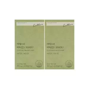 에스더포뮬러 여에스더 비타민D 3000IU 300mg x 30캡슐 x 2박스