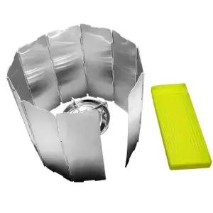 ( )캠핑 가스버너 바람막이 접이식 가림막 그리들 10단 소형 화로대 등산