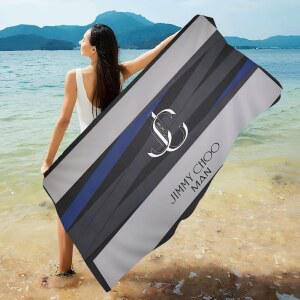 특대형비치타올 Jimmy Cool Choo 마이크로 화이버 비치 타월 흡수성 빠른 건조 소프트 요가 수영 리조트 등산 타월