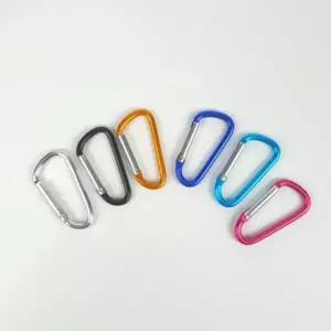 ( )캠핑 미니 카라비너 고리 알루미늄 컵 걸이 잠금형 다용도 연결