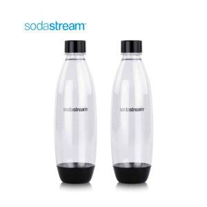 소다스트림 1리터 2병 x2병 소다수 번들 블랙 pa