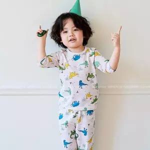 [하프클럽/] PL SS43-10 아동내복 7부 유아 아동 봄 실내복 잠옷 상하