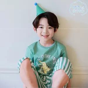 [하프클럽/] PL SS43-03 아동내복 순면 7부 유아 아동 봄 실내복 잠옷 상하