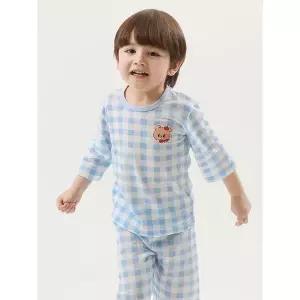 [하프클럽/] PL SS53-24 아동내복 7부 오가닉 순면 유아 아동 주니어 실내복 잠