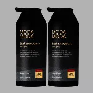 H제로 그레이 블랙 샴푸 300g x 2통 블랙 10 새치샴푸 염색샴푸