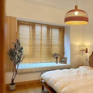 블랙 원목 우드블라인드 거실 베란다 화이트 화장실 전동 방수