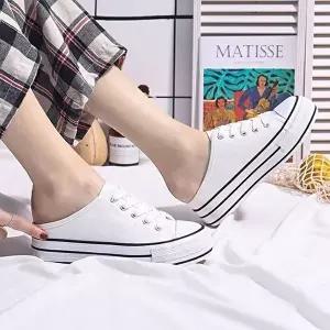 [엄지척]여성 910AYV36 통굽 키높이 베이직 뮬 디자인 스니커즈 Z002 소