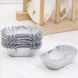 일회용 은박 베이킹 컵 머핀 베이킹 컵 케이크 디저트 오븐