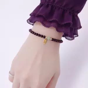 F41-2 가넷 화전옥 팔찌 탄생석팔찌 옥팔찌 재물운