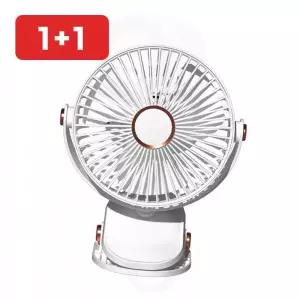 선풍기 클립형 탁상 벽걸이 USB 충전 소형 책상 바람